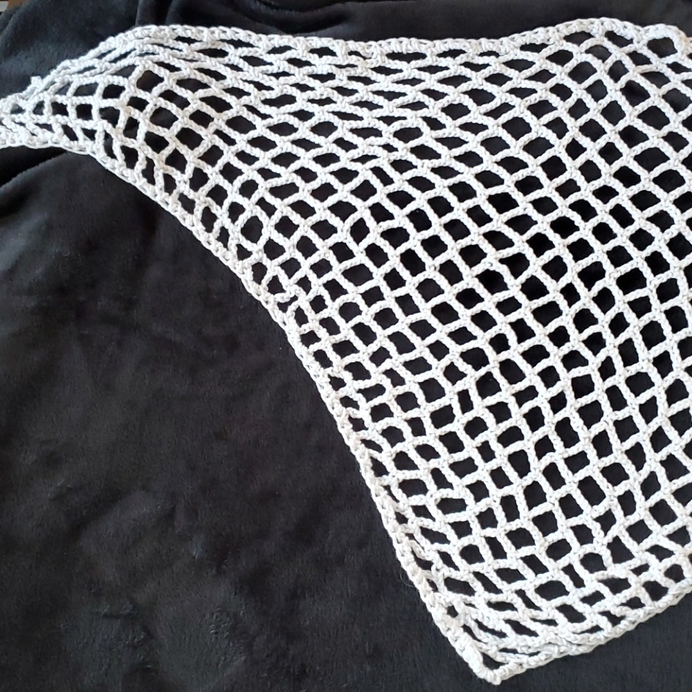 Handmade crochet beach skirt